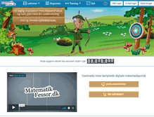 Tablet Screenshot of matematikfessor.dk